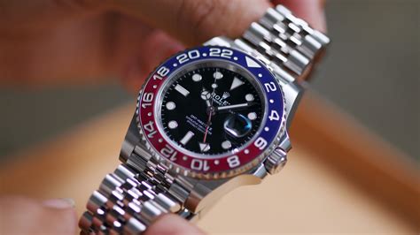 rolex gmt master pepsi scritta rossa|rolex gmt master blue.